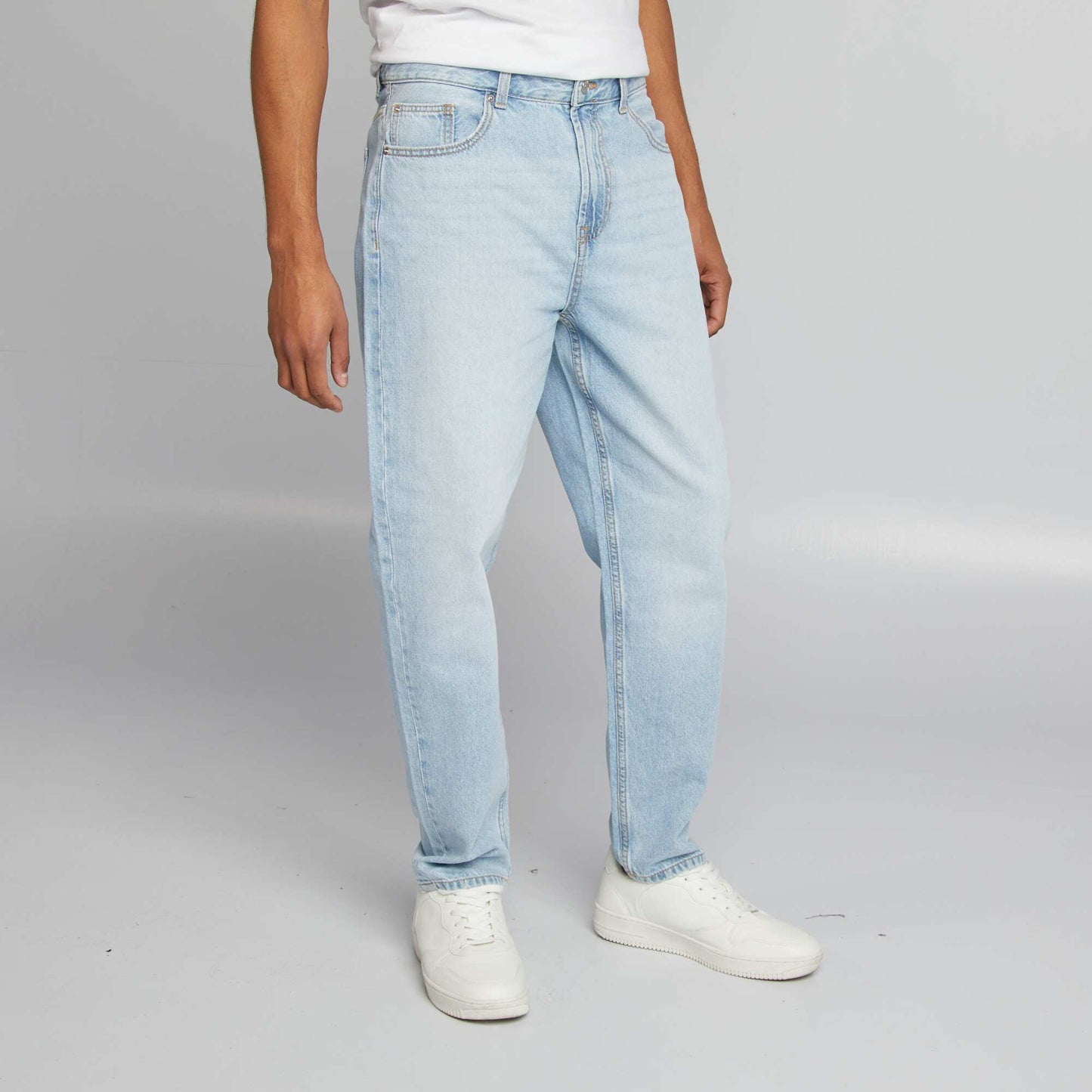 Jean tapered slim / coupe fuselée 5 poches Bleu