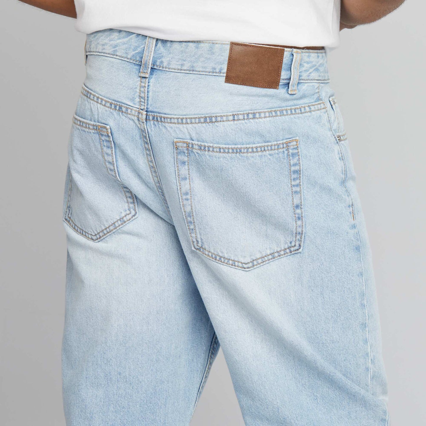 Jean tapered slim / coupe fuselée 5 poches Bleu