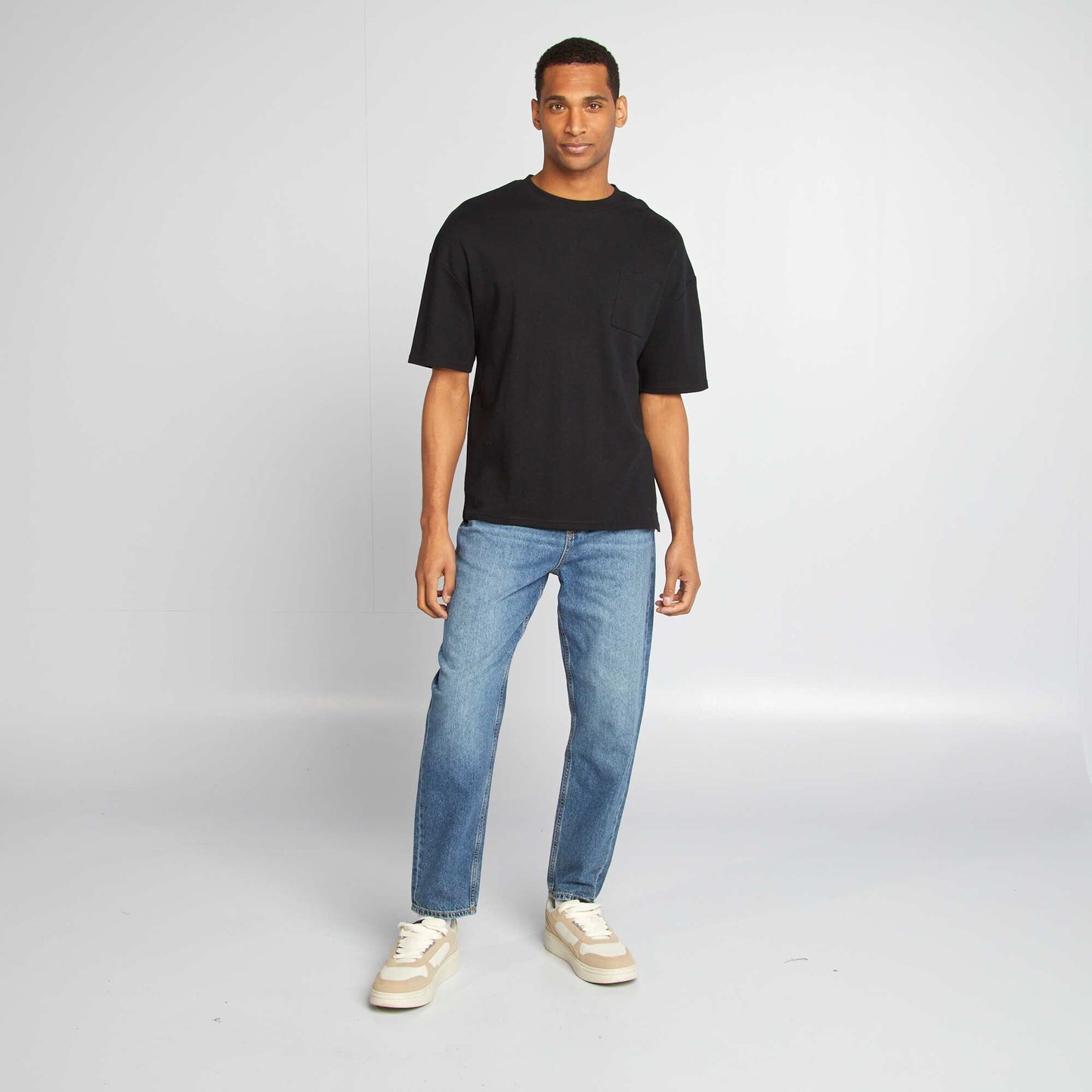 Jean tapered slim / coupe fuselée 5 poches Bleu