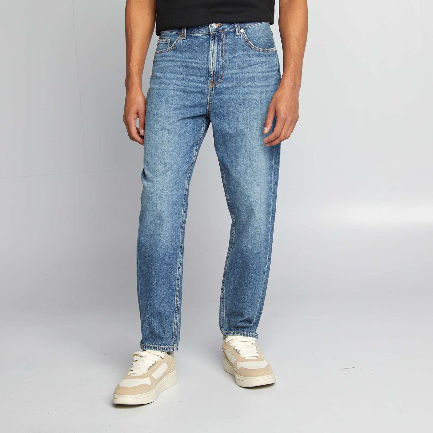Jean tapered slim / coupe fuselée 5 poches Bleu