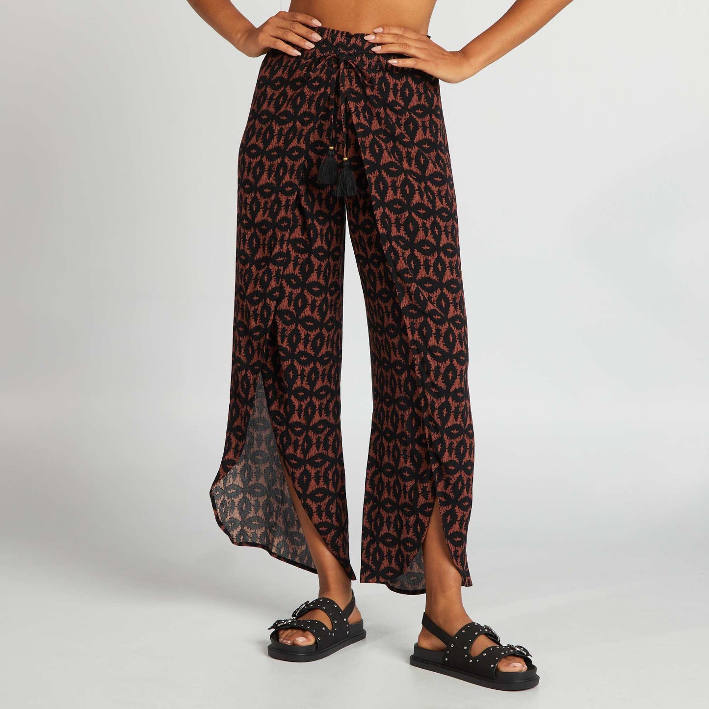 Pantalon de plage large imprimé IMPRIMé IKAT
