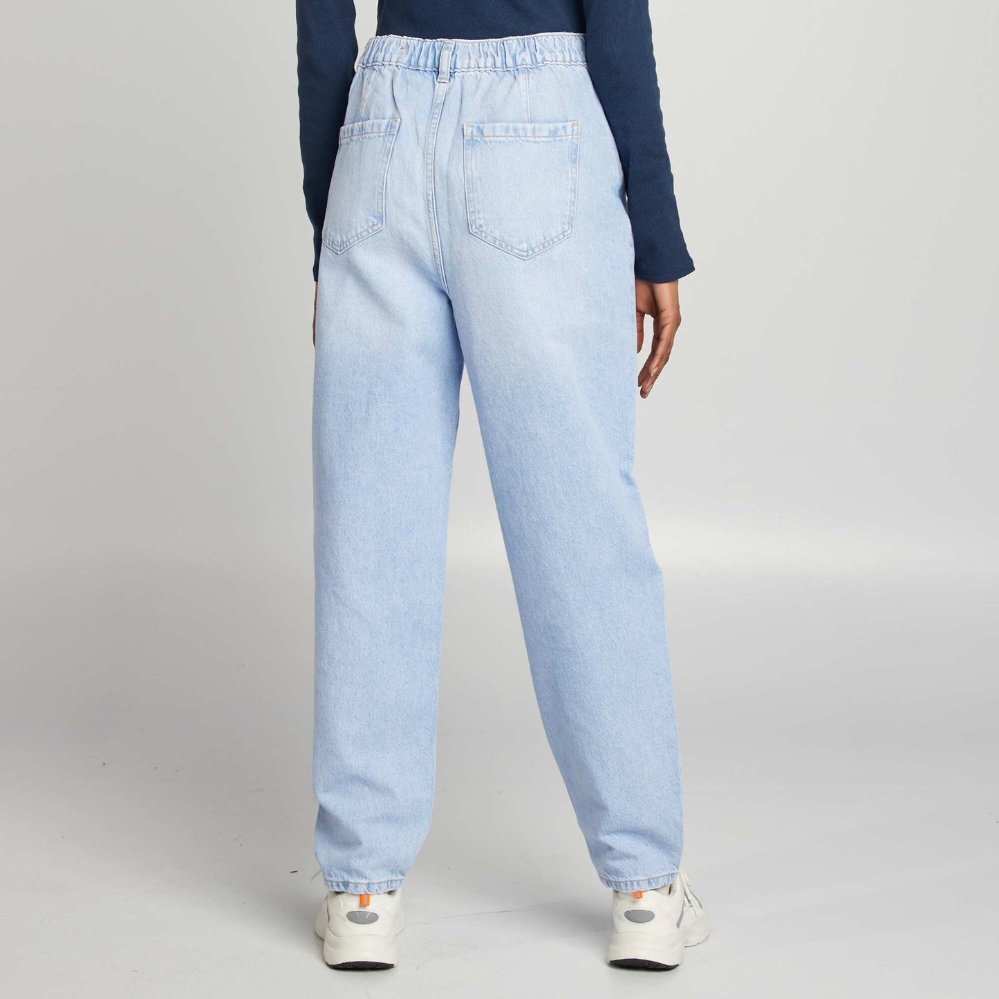 Jean coupe ballon fit BLEU