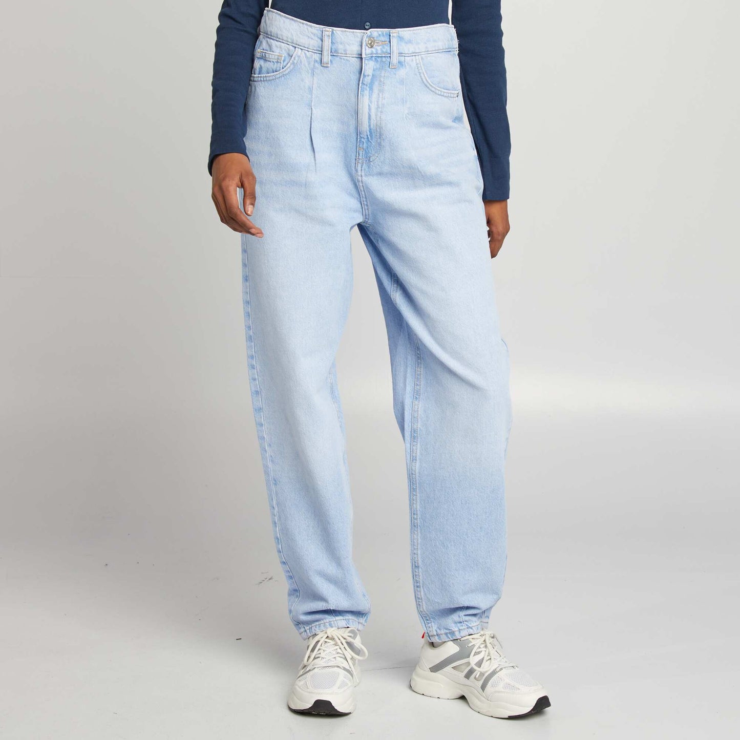 Jean coupe ballon fit BLEU