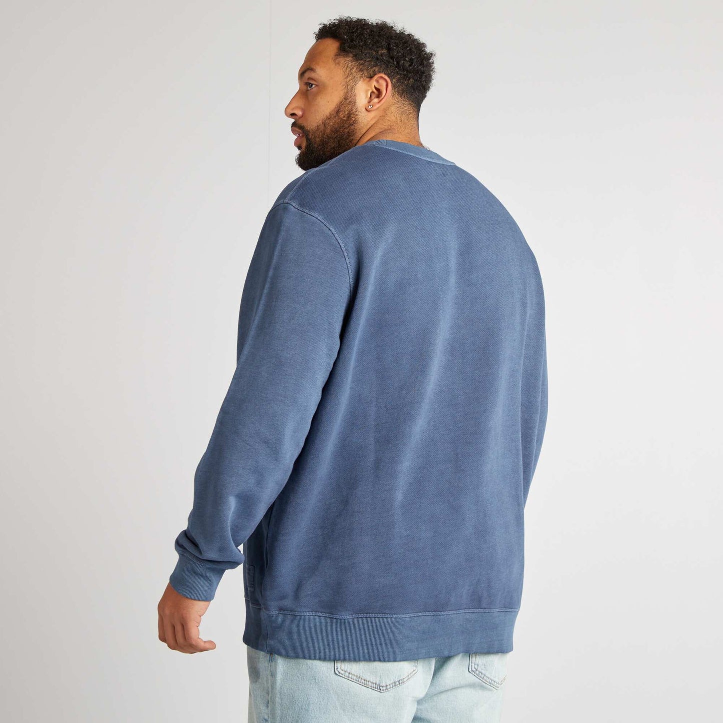 Sweat uni léger BLEU