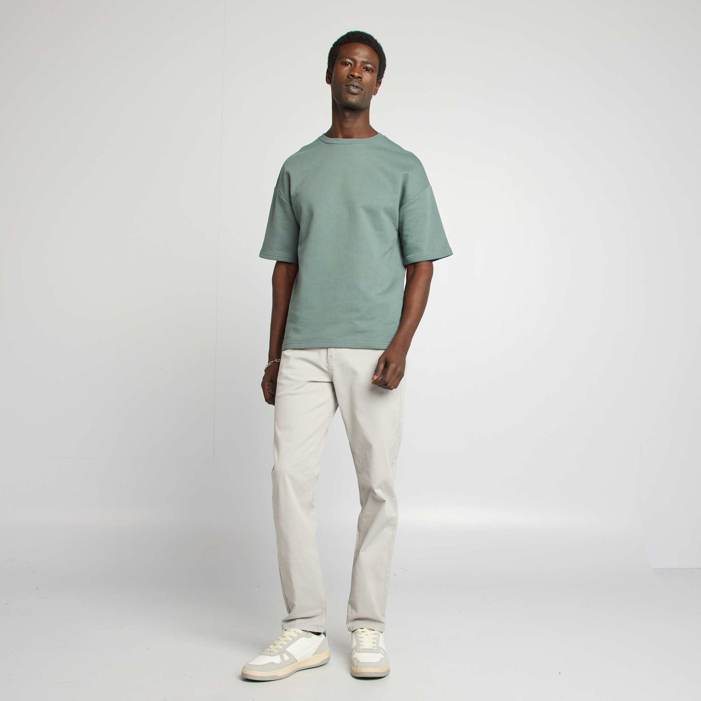 Tee-shirt sweat en molleton VERT