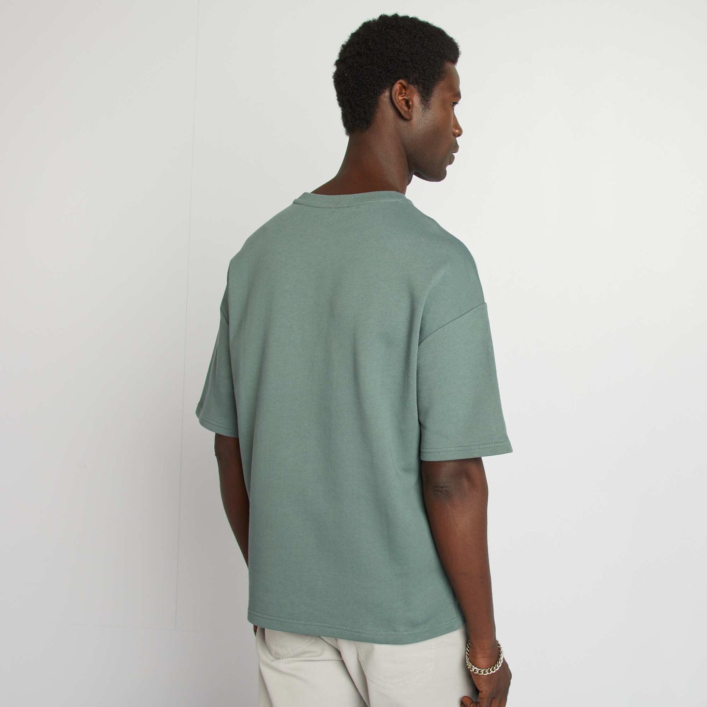 Tee-shirt sweat en molleton VERT