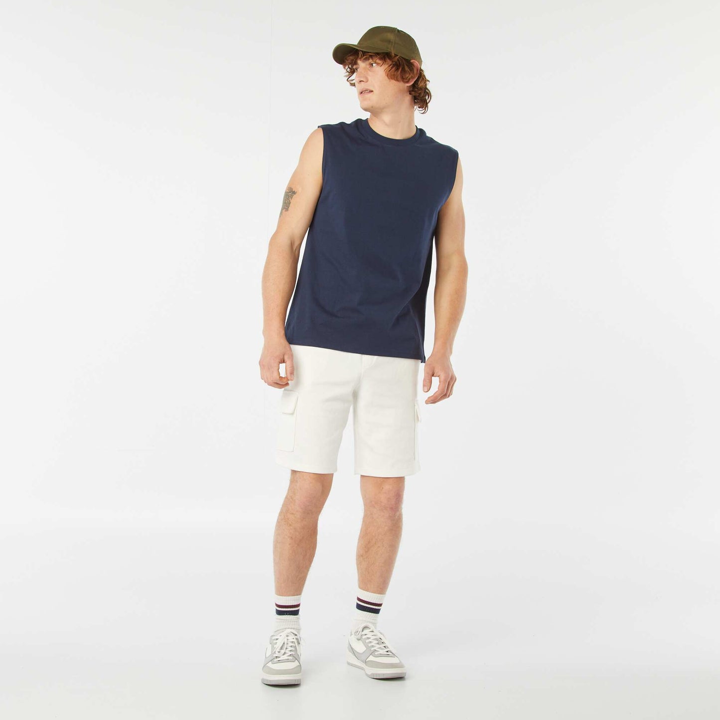 Bermuda de sport BLANC