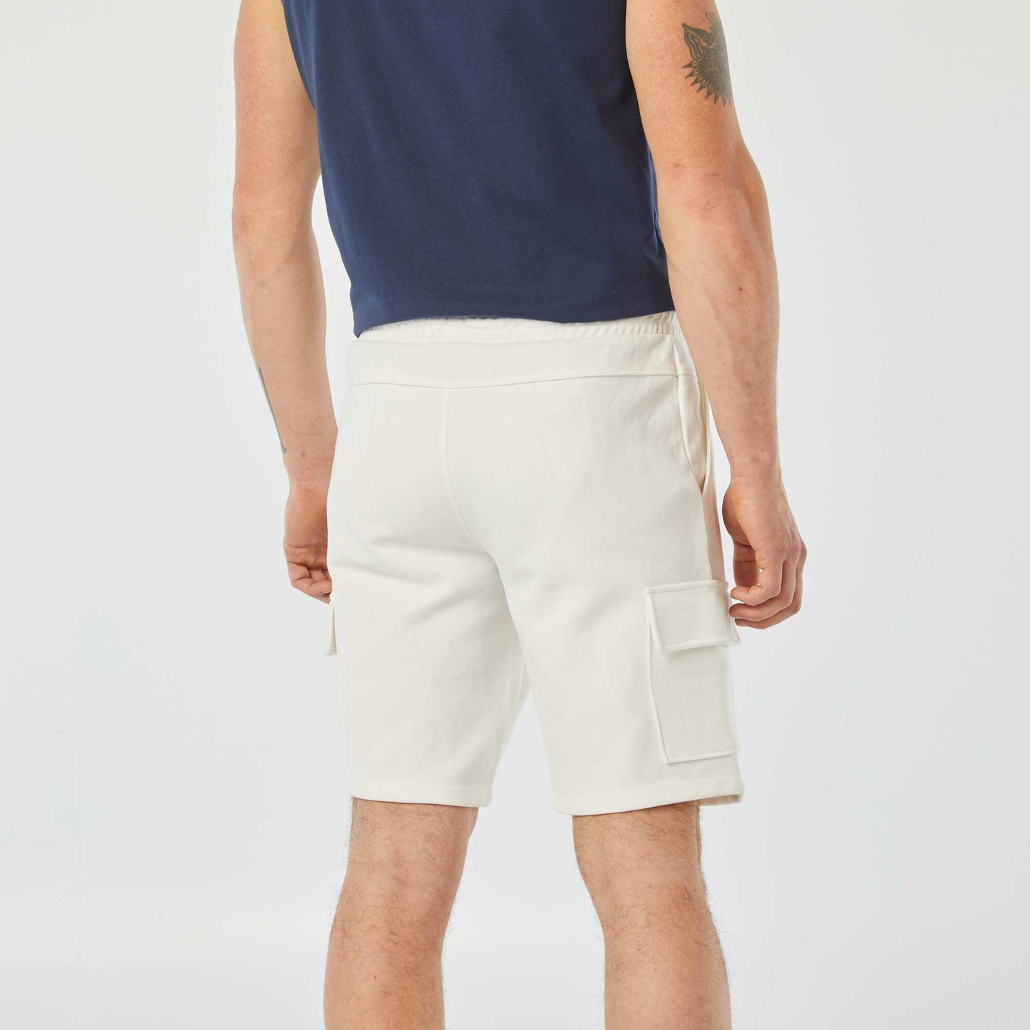 Bermuda de sport BLANC