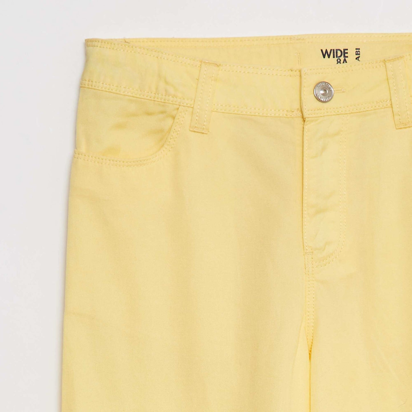 Pantalon large léger JAUNE