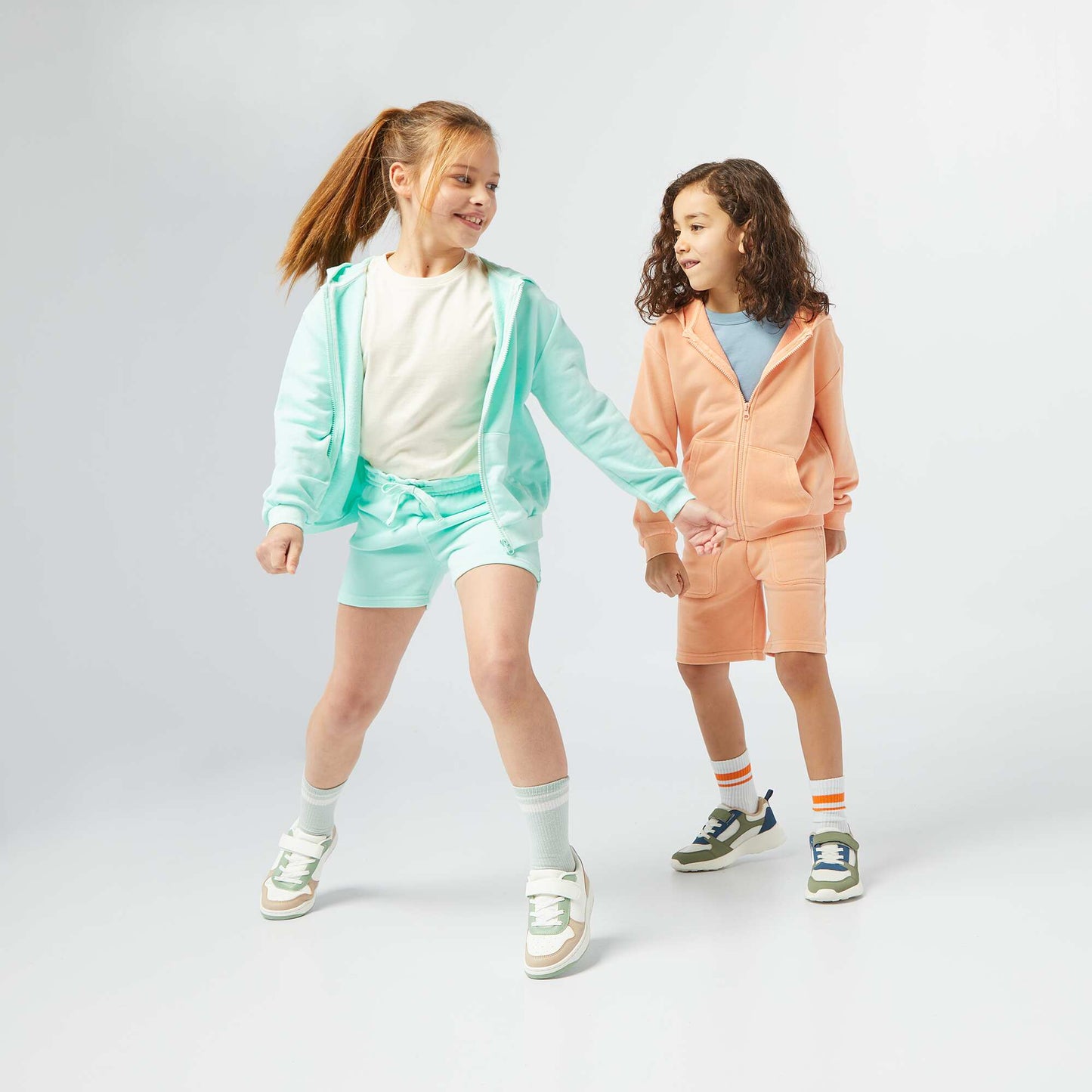 Short en molleton uni VERT