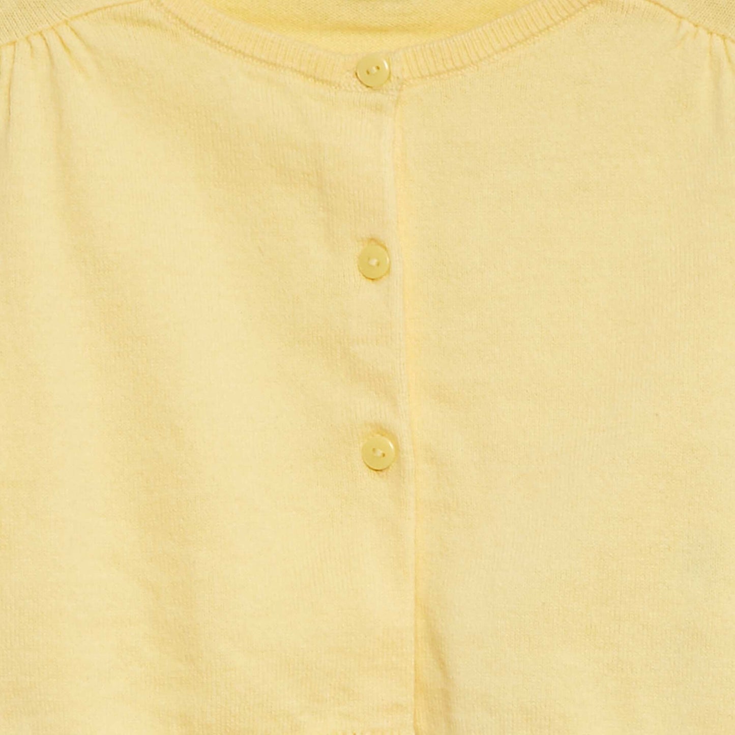 Gilet court bolero côtelé JAUNE