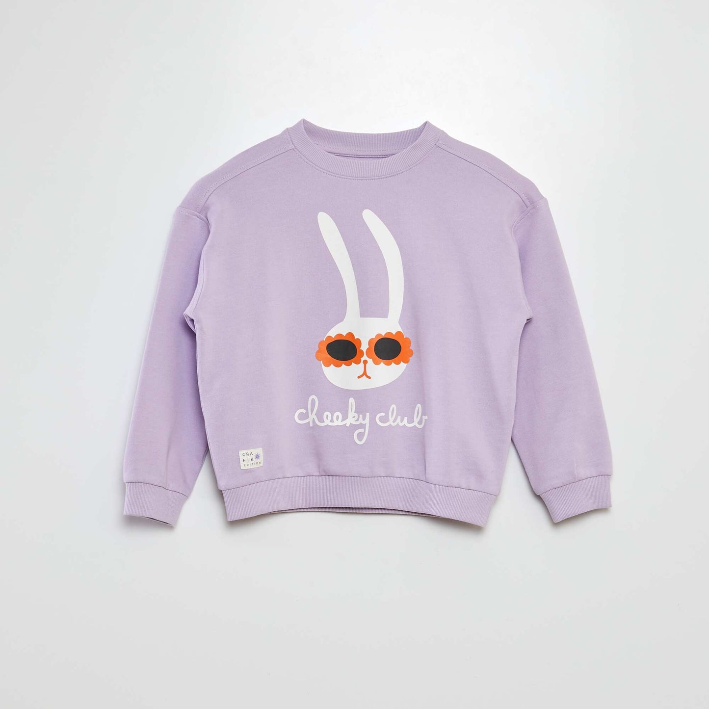 Sweat en molleton léger - Grafik Edition VIOLET