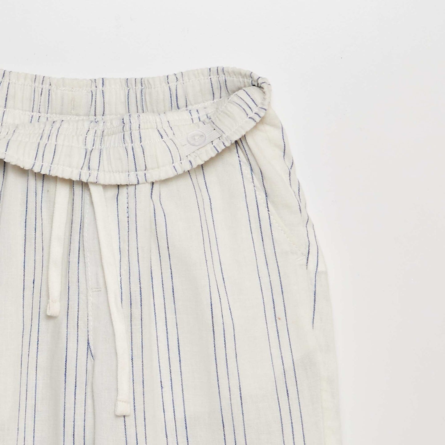 Pantalon regular en lin VERT