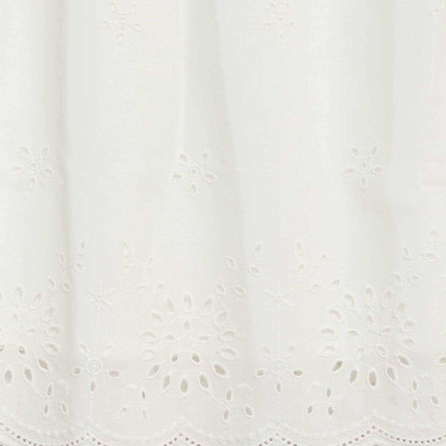 Jupe motifs dentelle BLANC