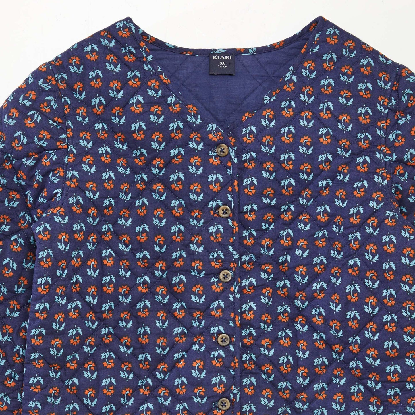 Veste à manches longues en voile de coton BLEU