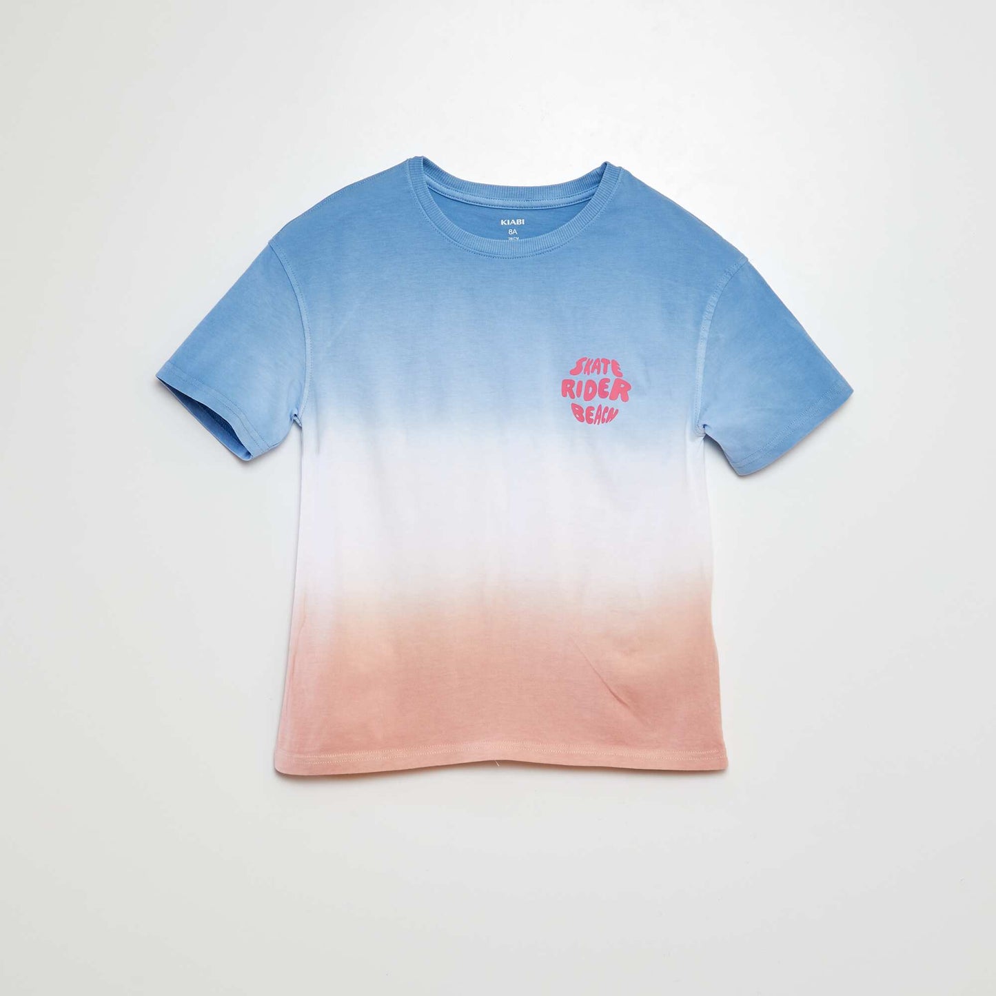 T-shirt manches courtes imprimé BLEU