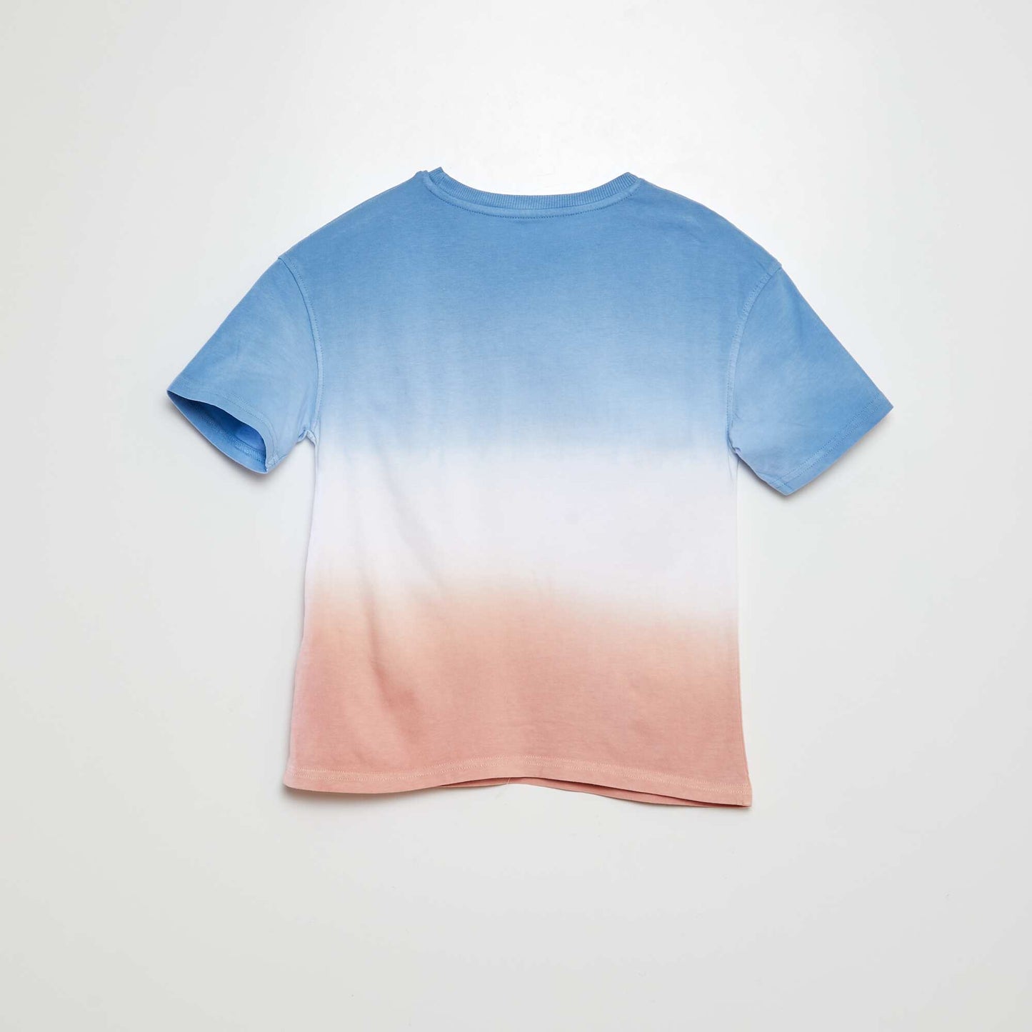 T-shirt manches courtes imprimé BLEU