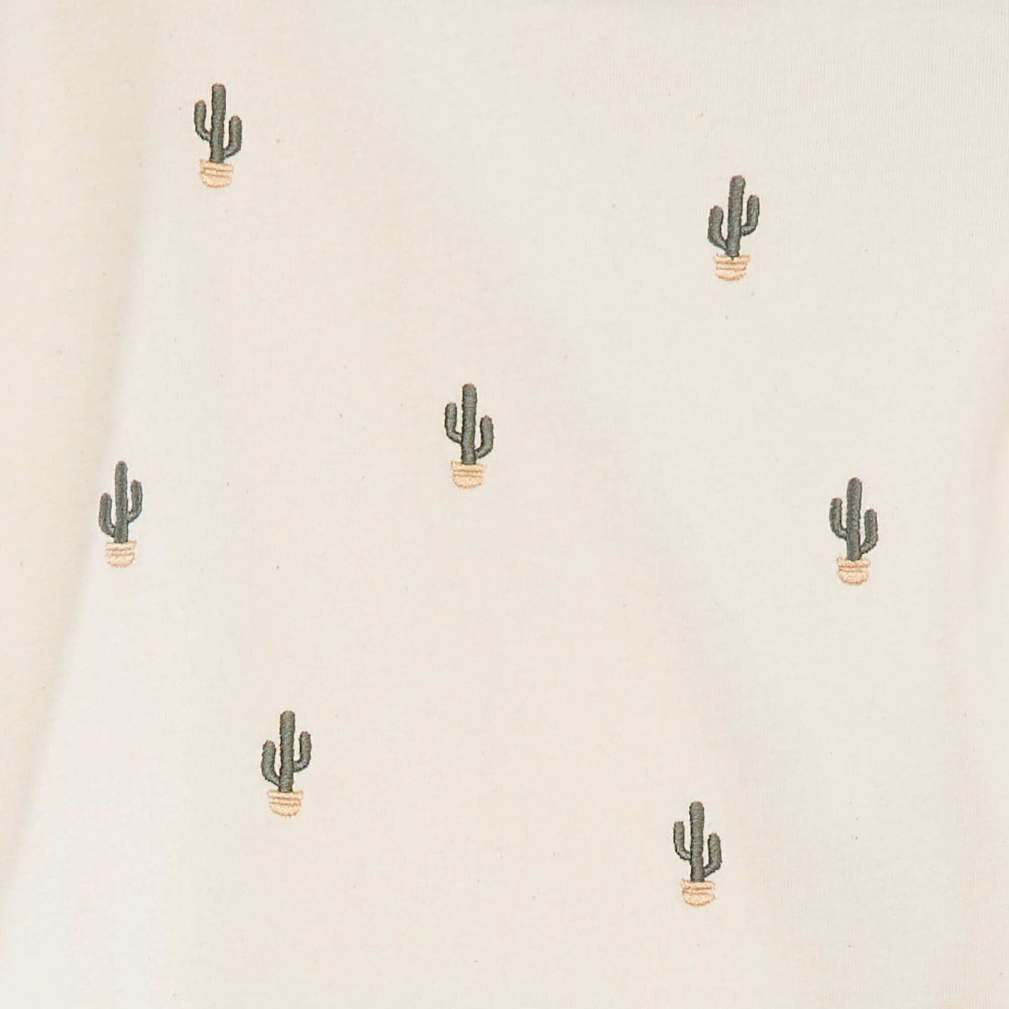 T-shirt en jersey rayé manches courtes BLANC