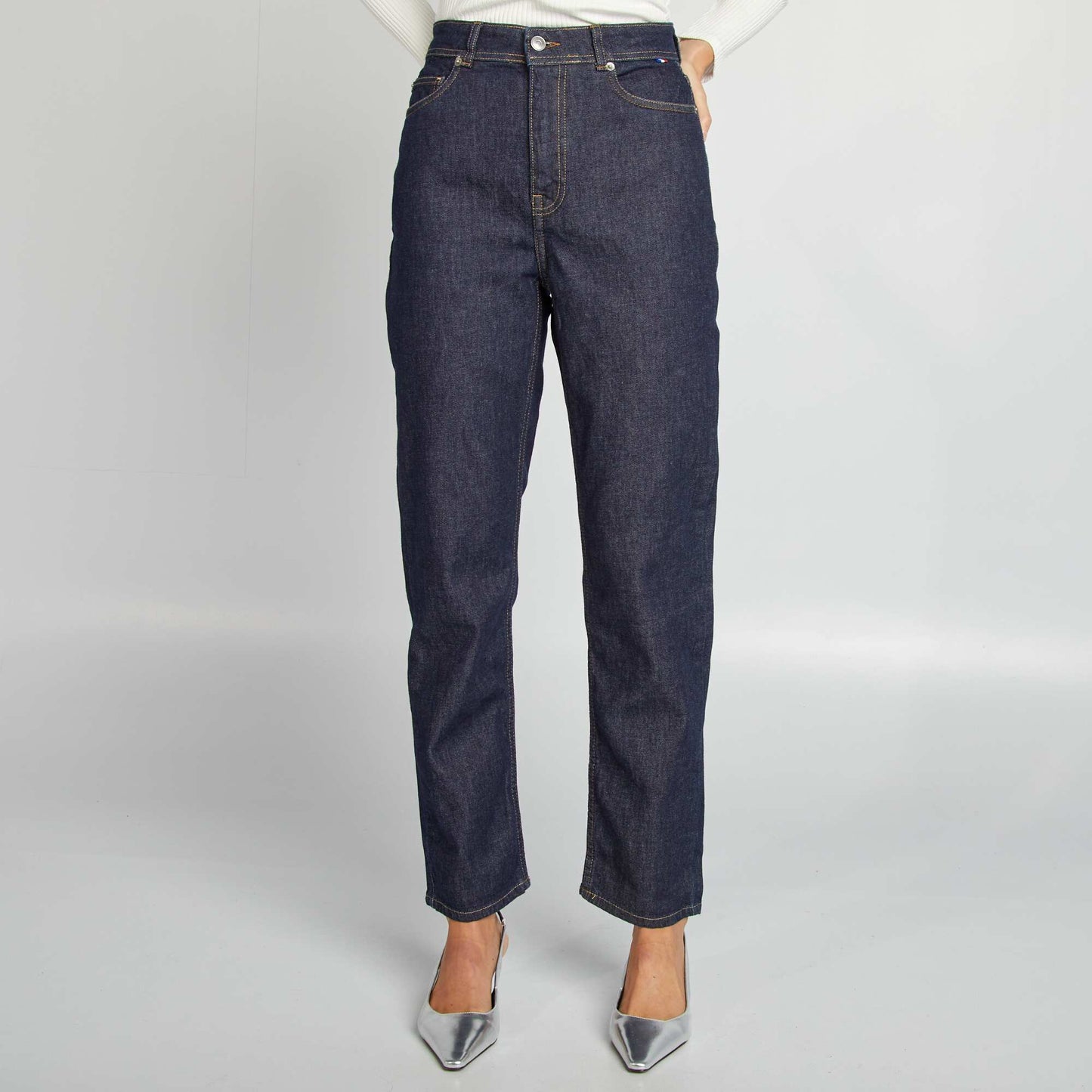 Jean coupe straight taille haute RINCE