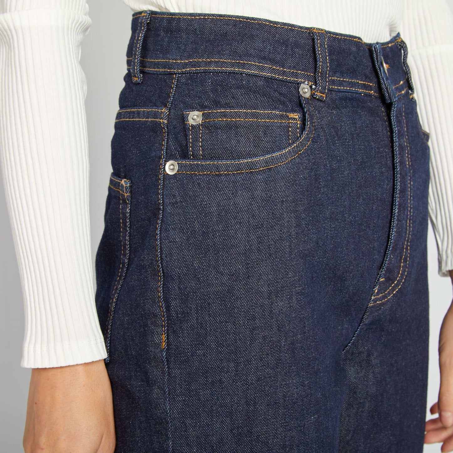 Jean coupe straight taille haute RINCE