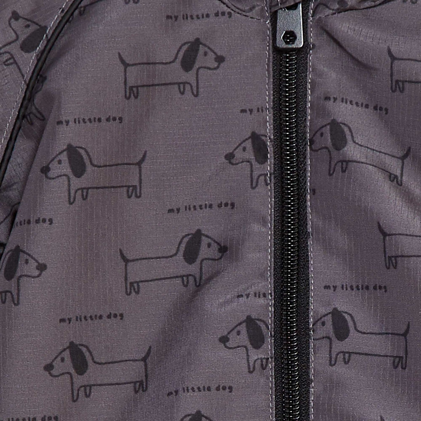 Coupe vent avec capuche GRIS