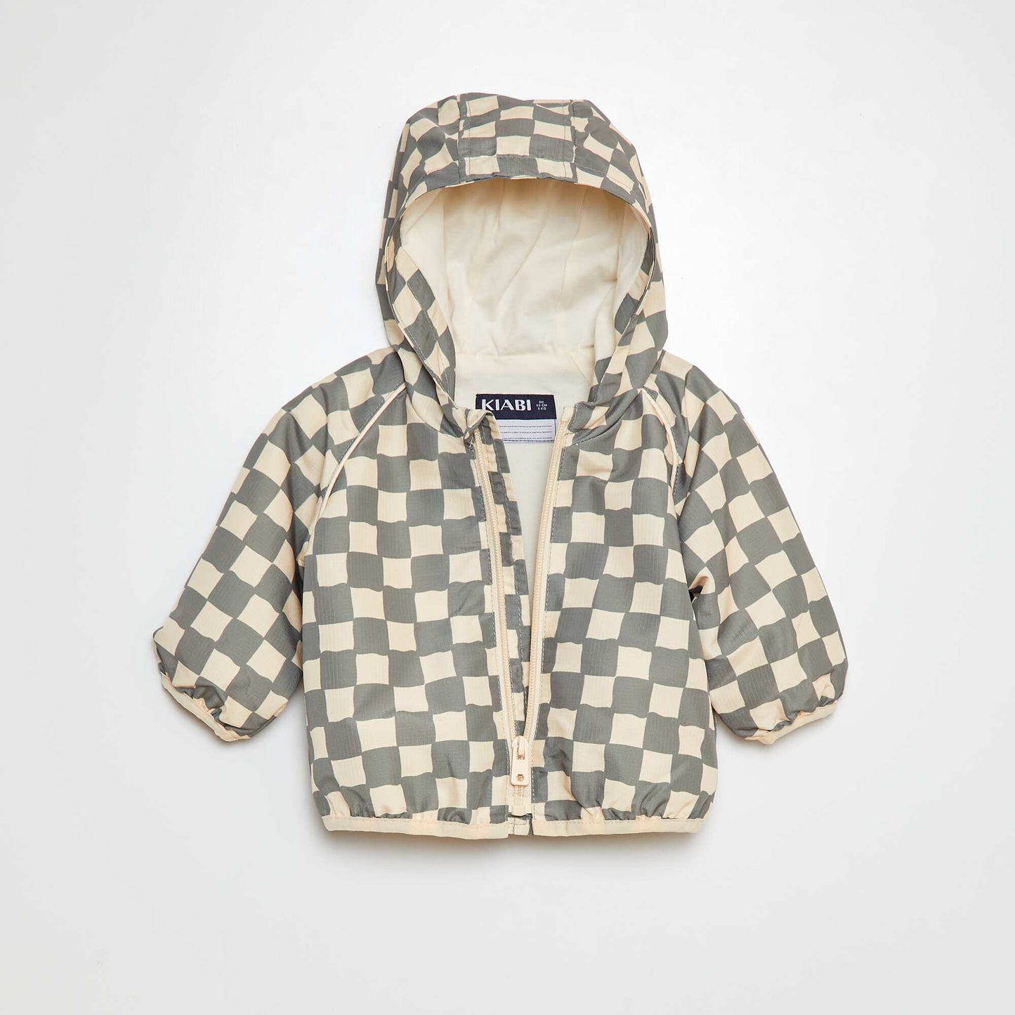 Coupe vent avec capuche BEIGE