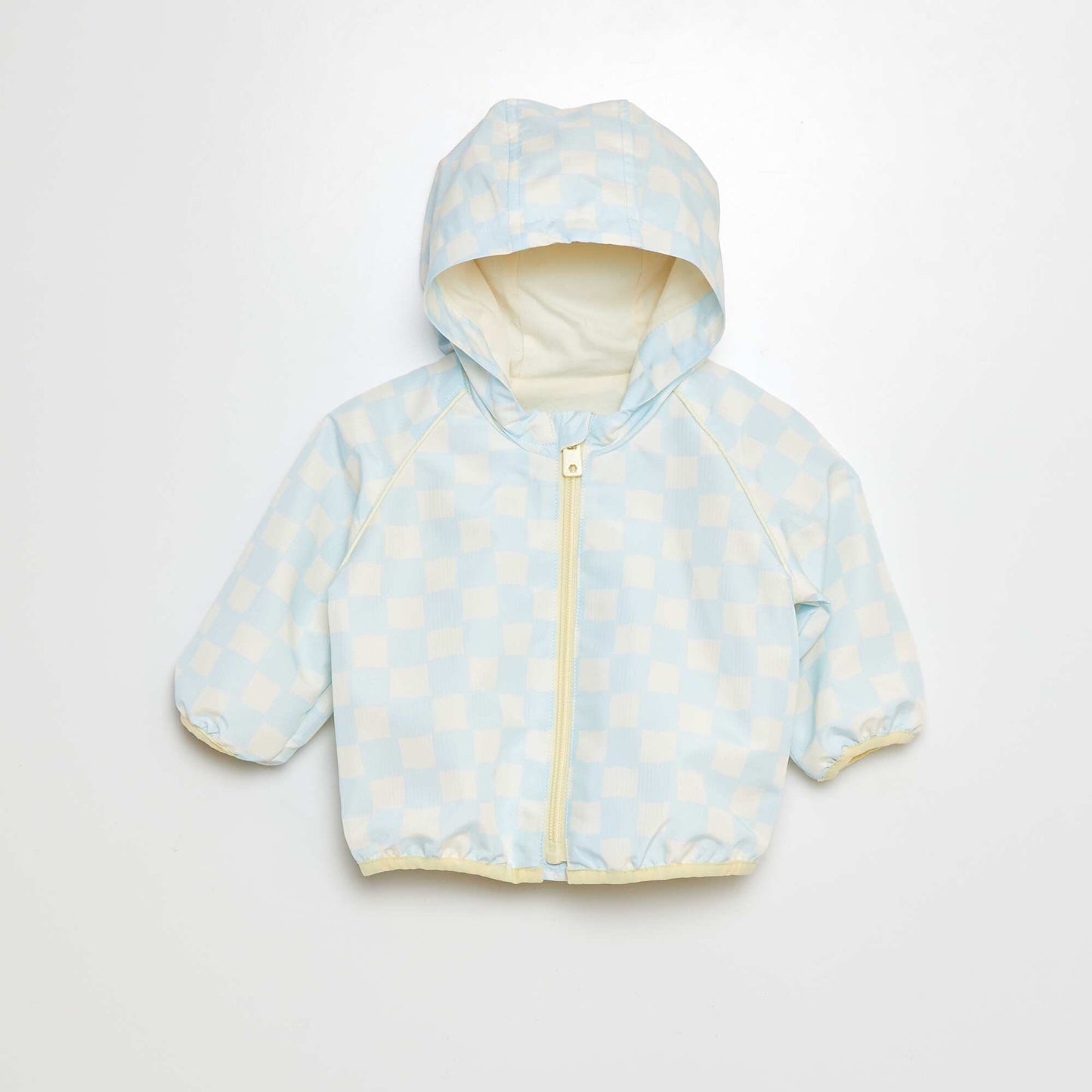 Coupe vent avec capuche BLEU