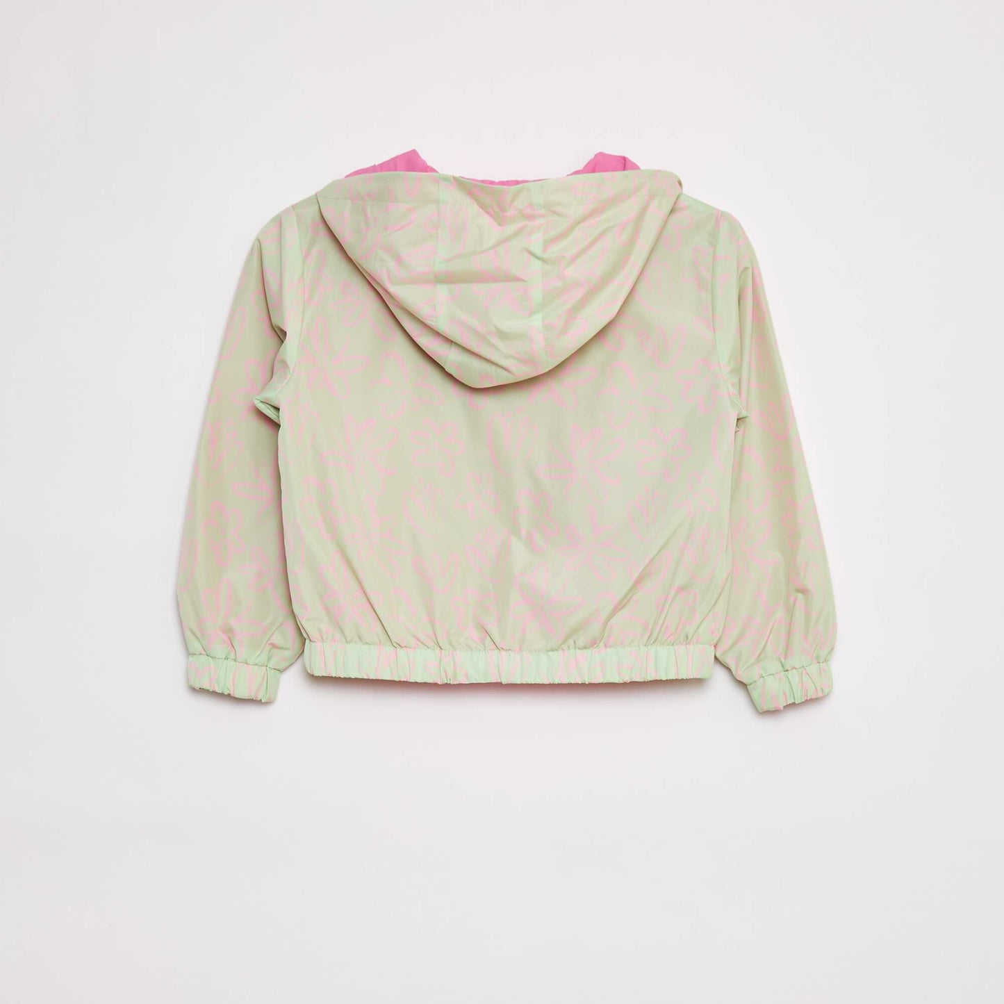 Coupe vent réversible et pliable VERT