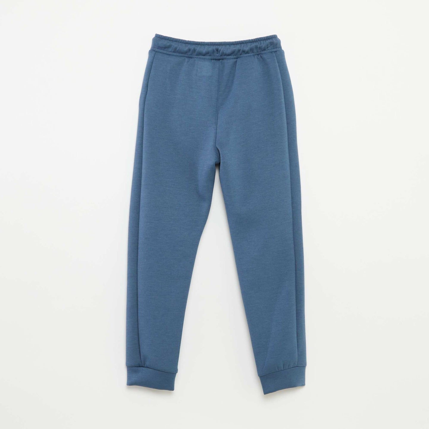 Pantalon de jogging avec taille élastiquée ajustable BLEU