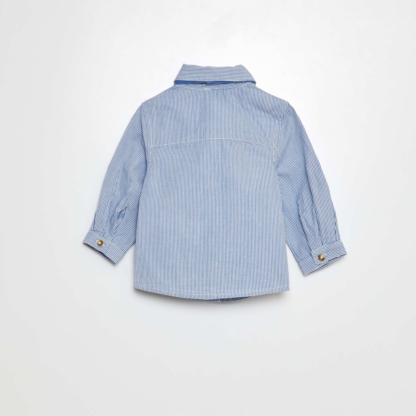 Chemise avec nœud papillon BLEU