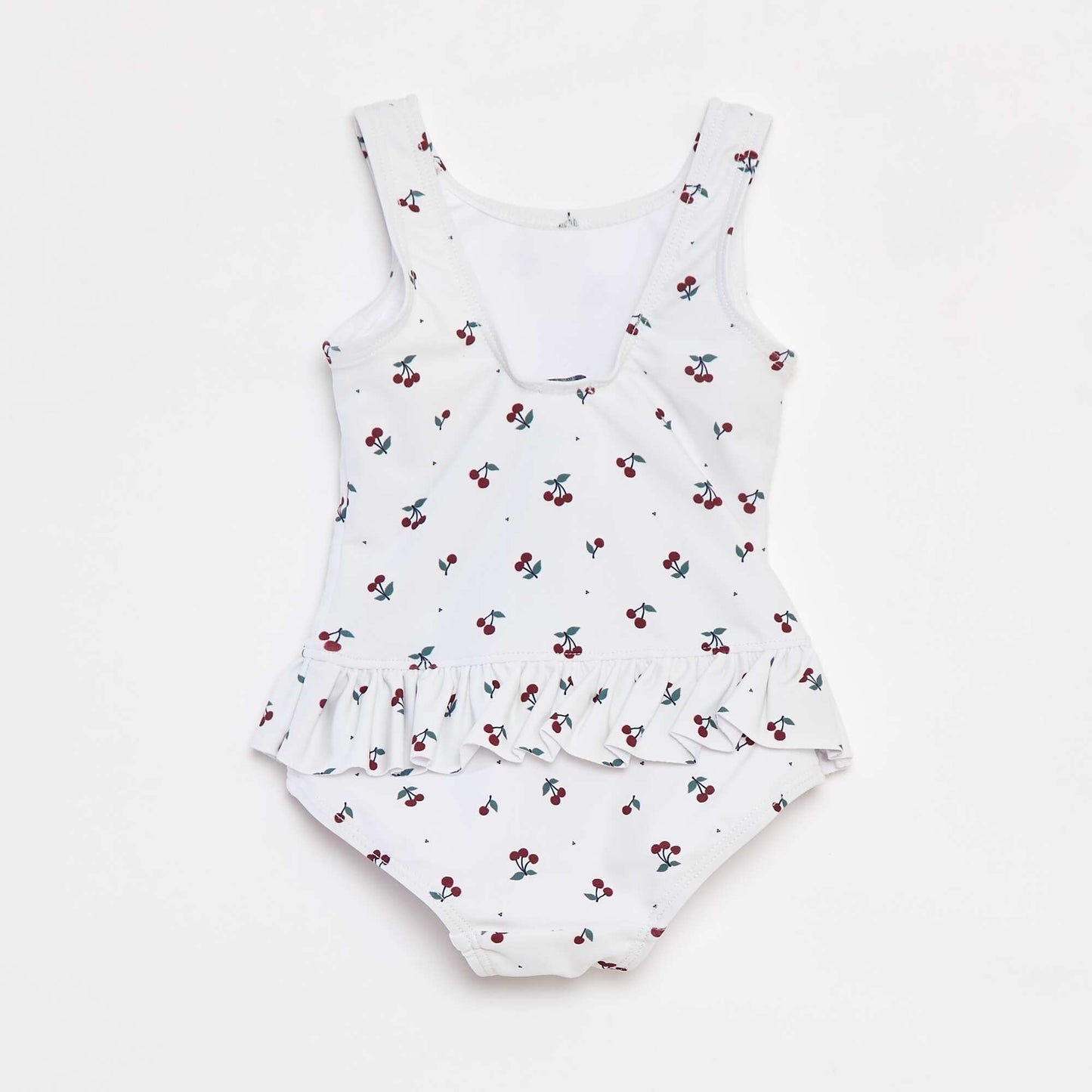 Maillot de bain avec volants - 1 pièce BLANC