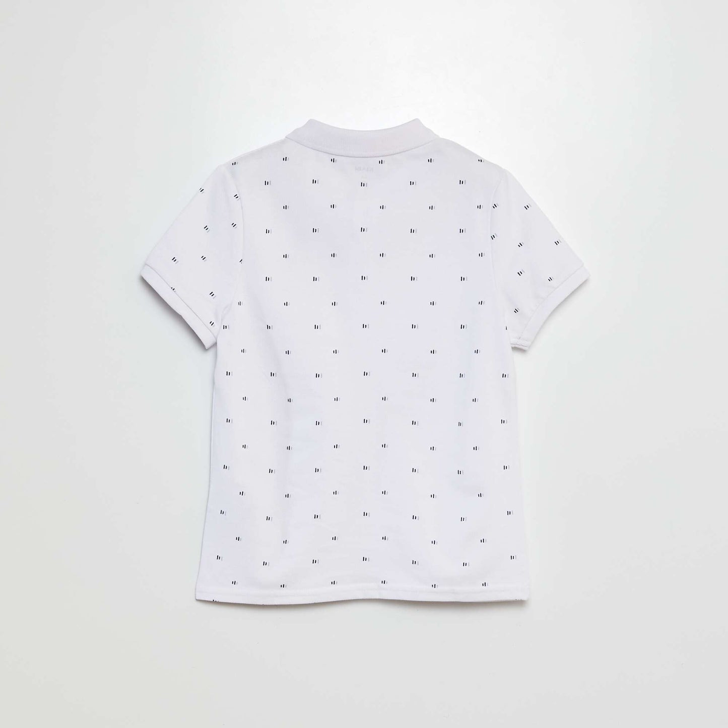 Polo en maille piquée BLANC