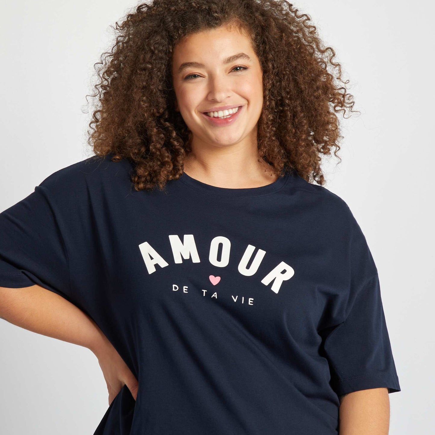 Pyjama court t-shirt + short - 2 pièces MARINE