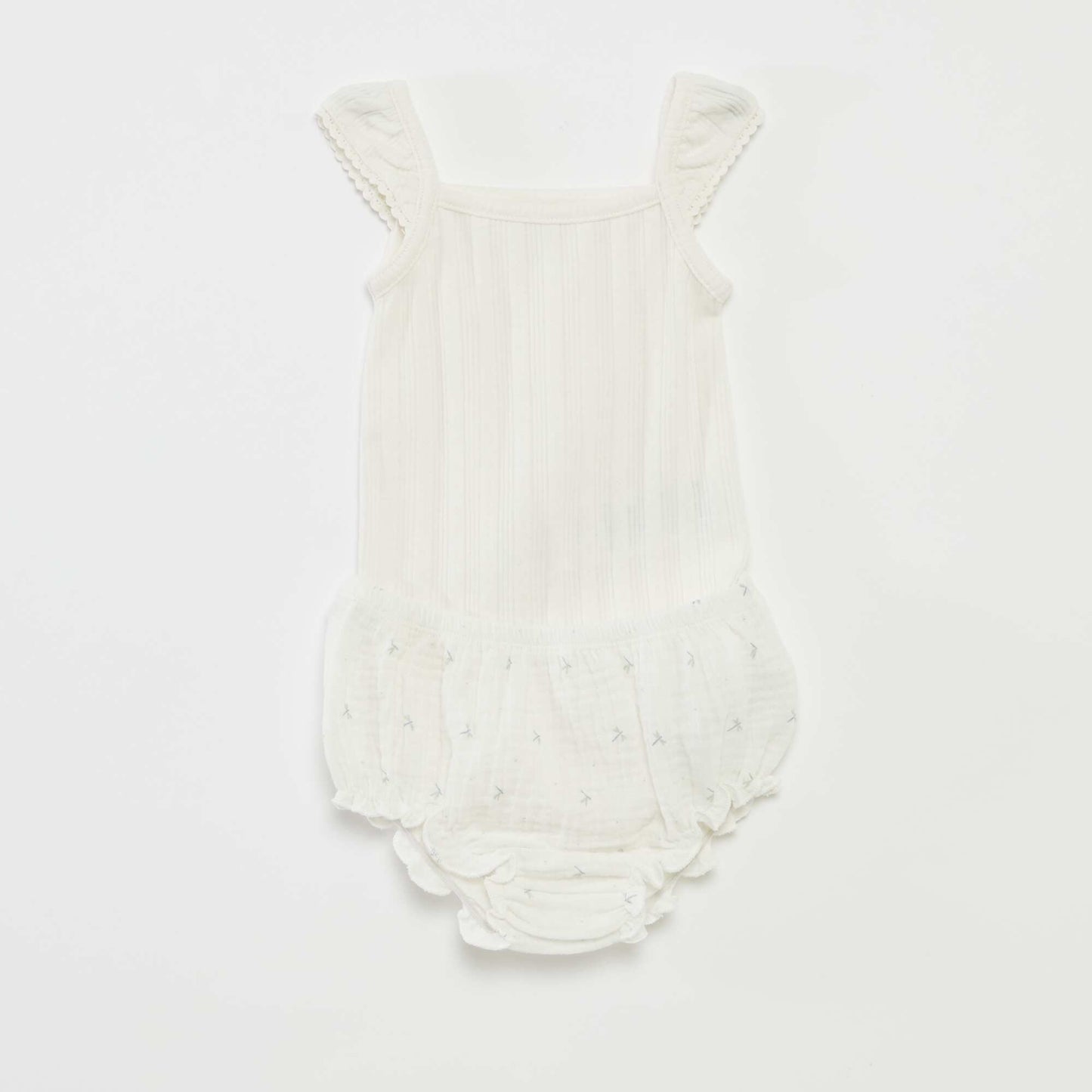 Ensemble body + culotte - 2 pièces BLANC