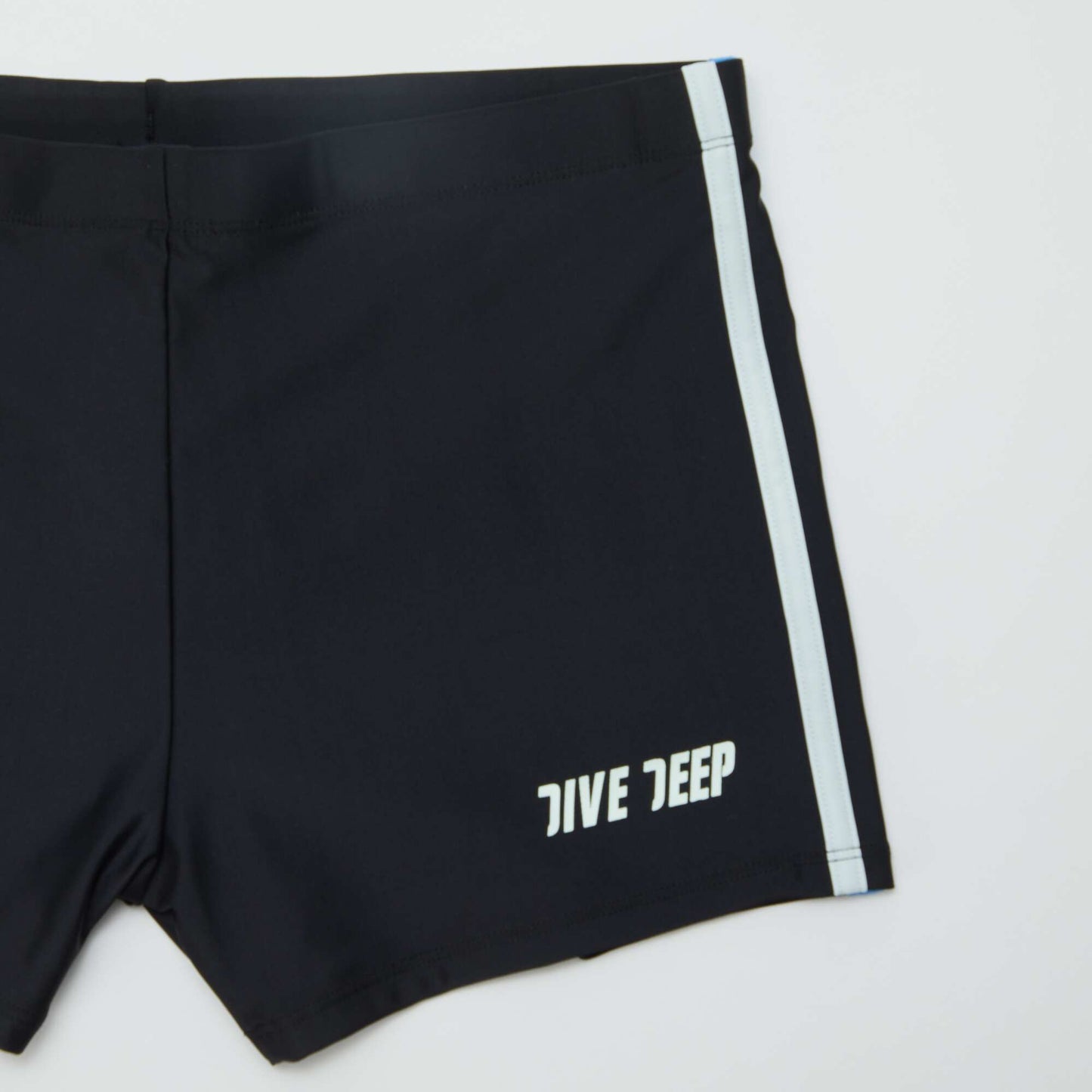 Boxer de bain en microfibre BLEU