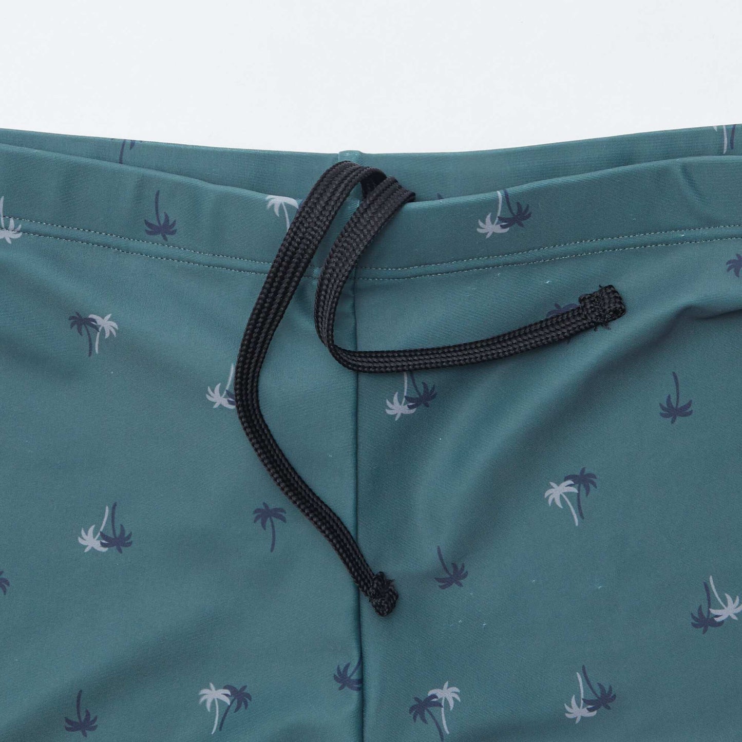 Boxer de bain motif palmiers KAKI