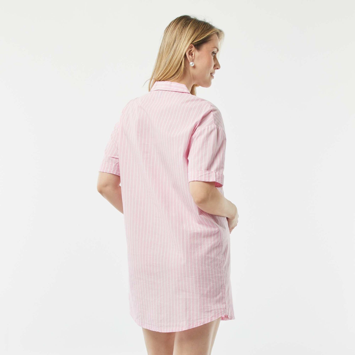 Chemise de nuit en coton ROSE