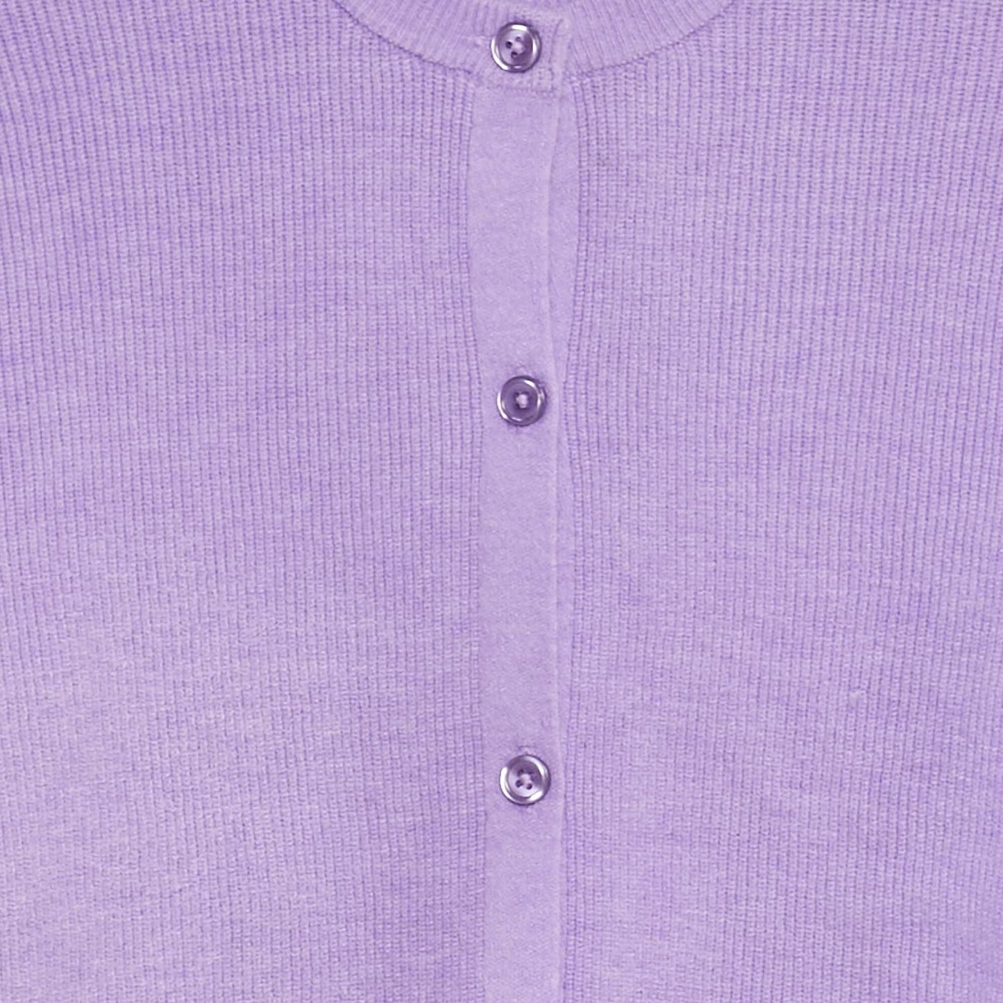 Gilet en maille avec poignets volantés VIOLET