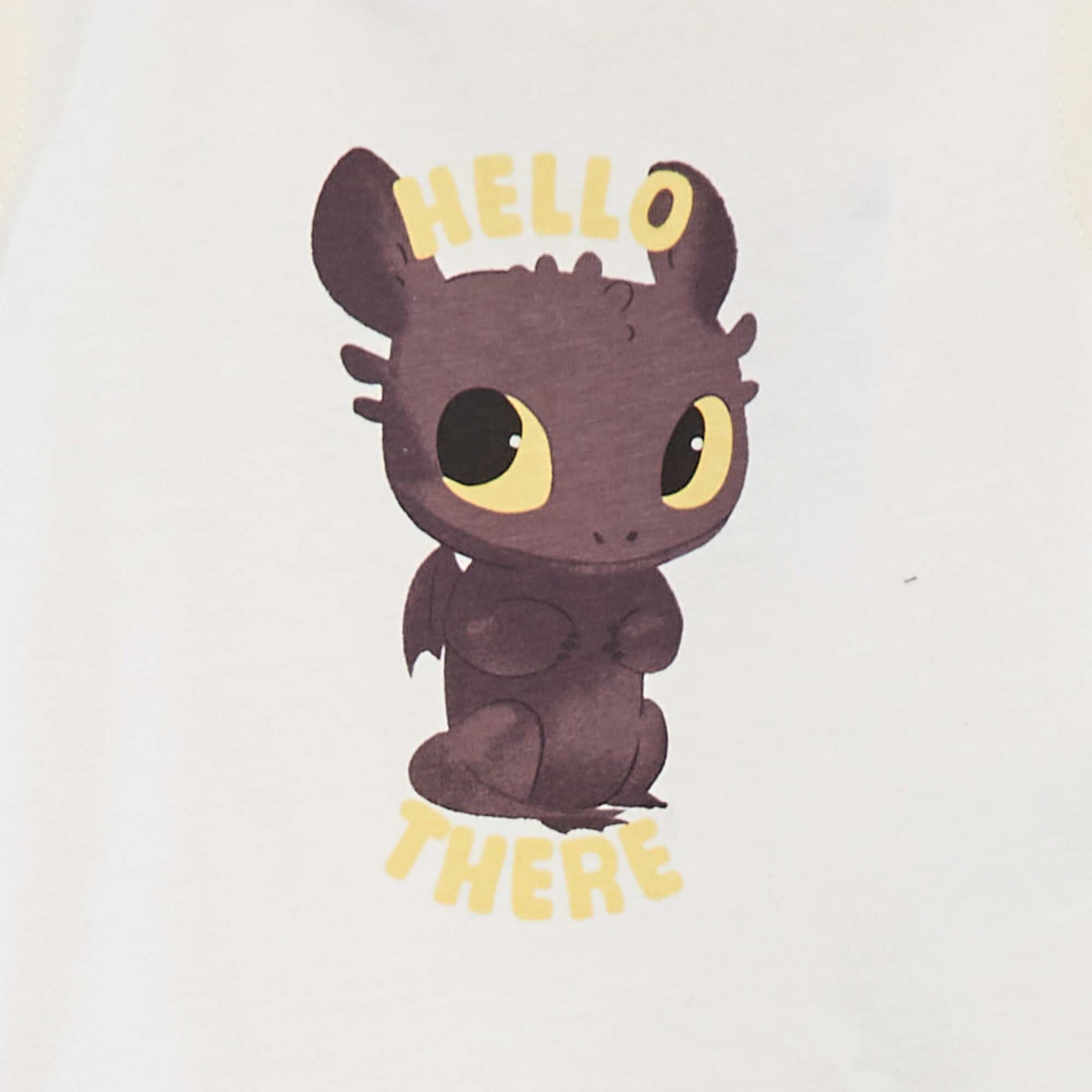 Ensemble t-shirt sans manches + short 'Dragons' 'Universal' JAUNE