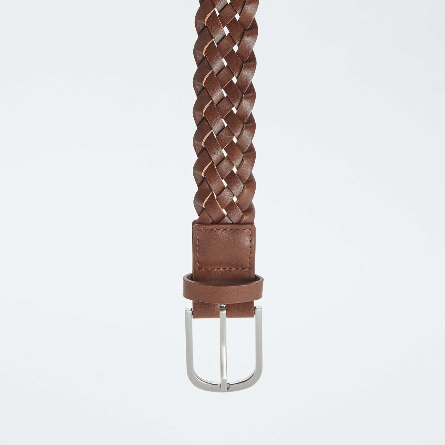 Ceinture tressée en simili MARRON
