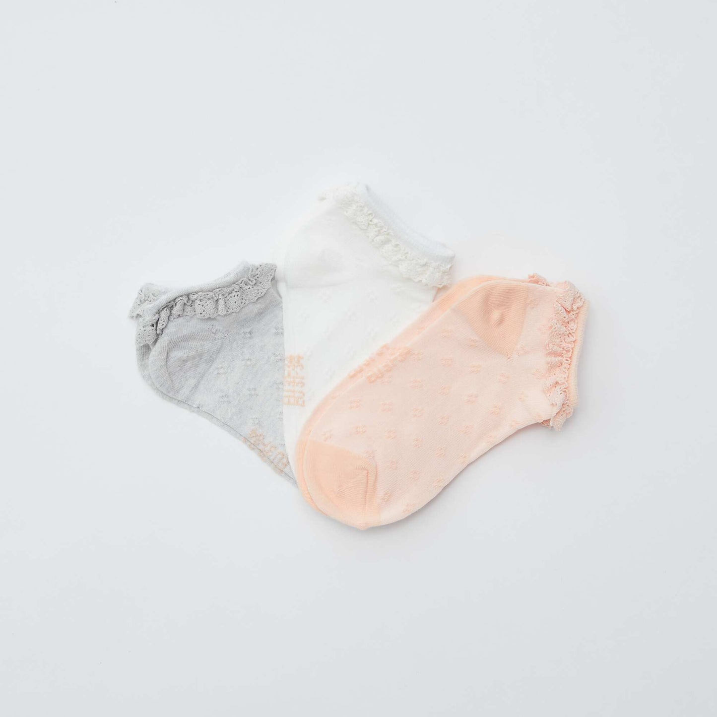 Socquettes de cérémonie BLANC