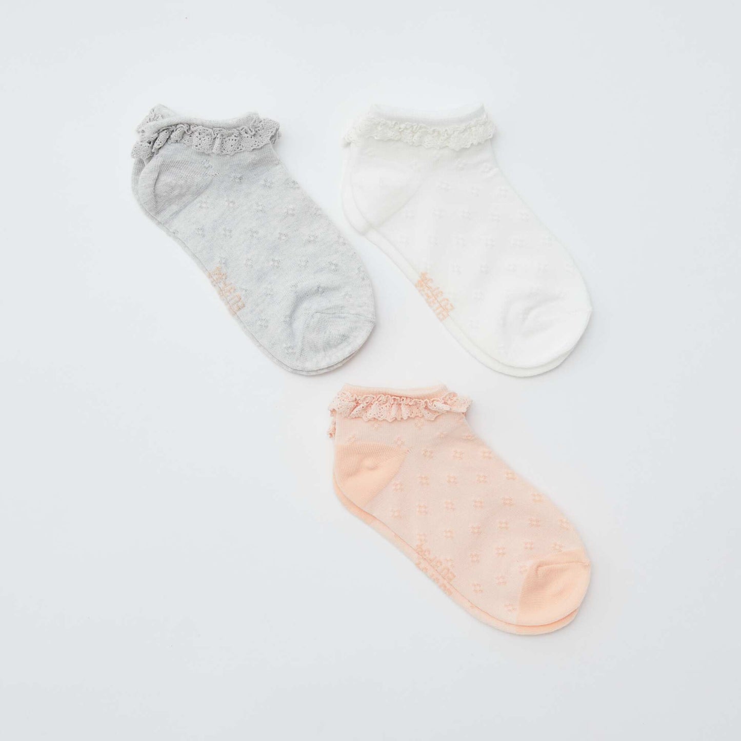 Socquettes de cérémonie BLANC