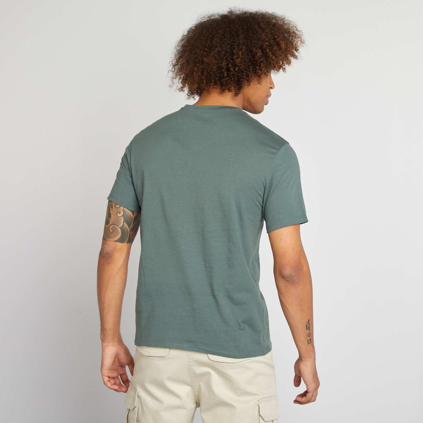 T-shirt 'Jurassic Park' manches courtes VERT