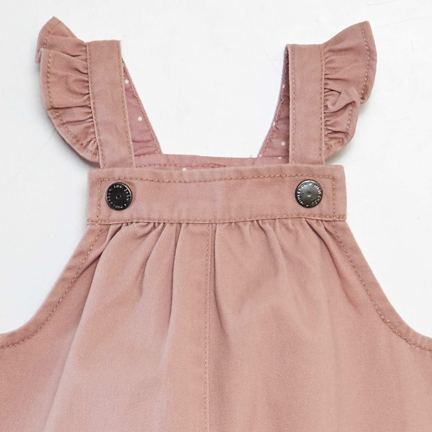 Robe salopette en twill ROSE