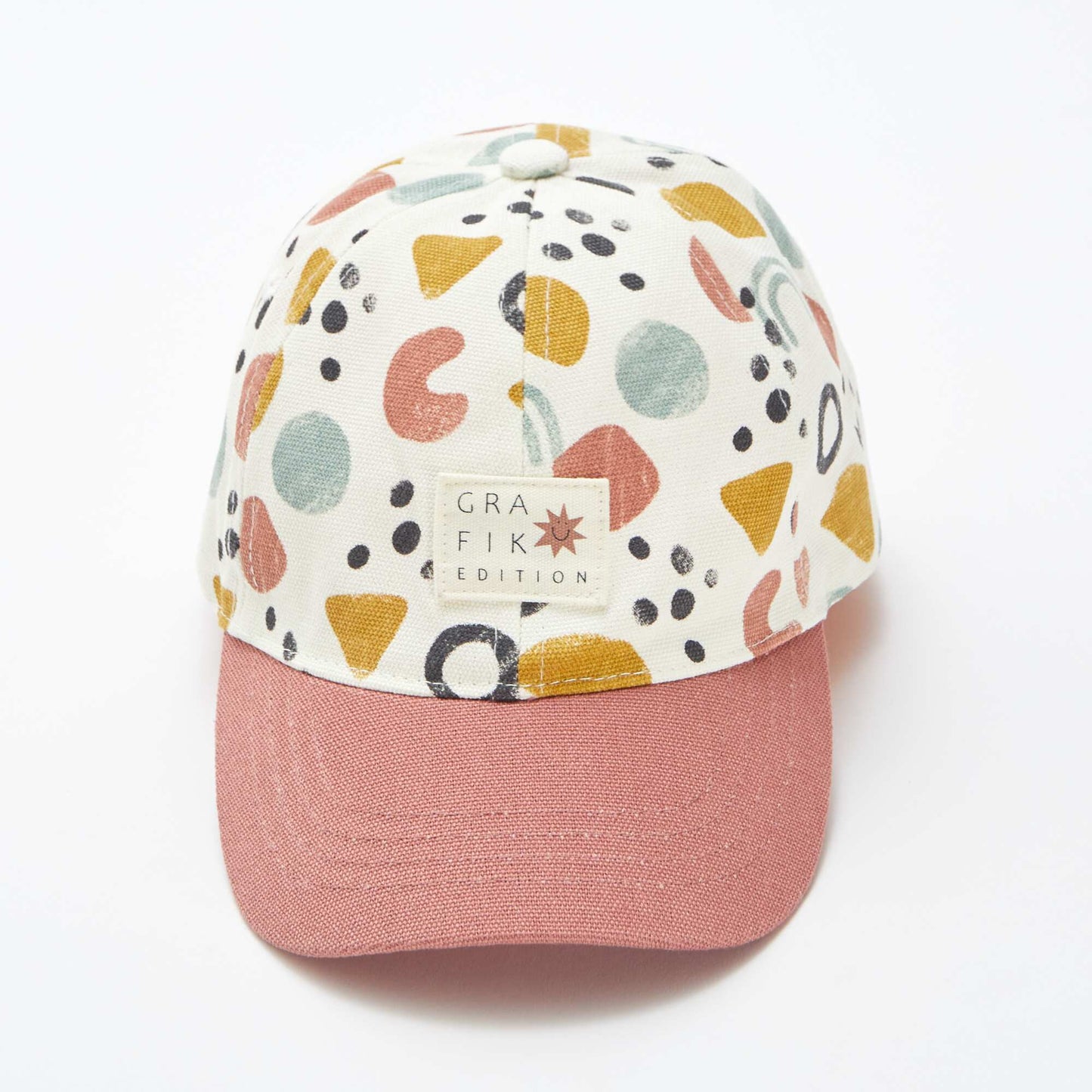 Casquette en toile à motif BEIGE