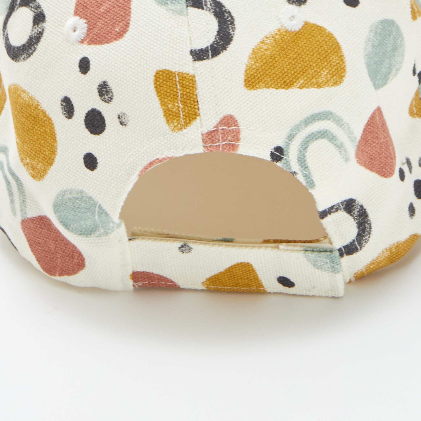 Casquette en toile à motif BEIGE