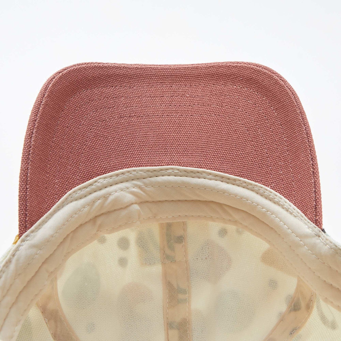 Casquette en toile à motif BEIGE