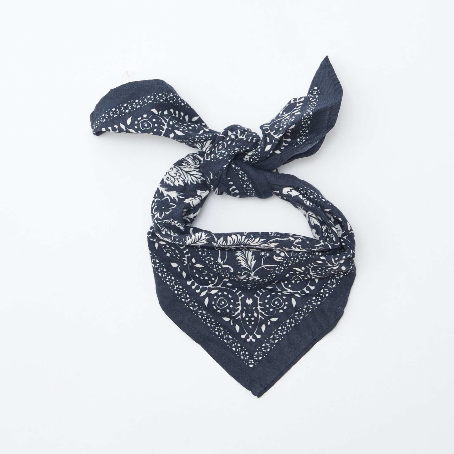 Foulard imprimé 'bandana' BLEU