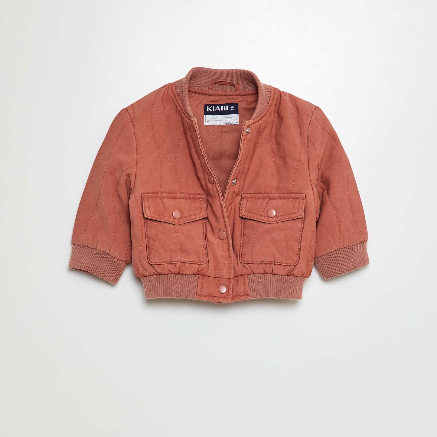 Veste matelassée pressionnée ROSE