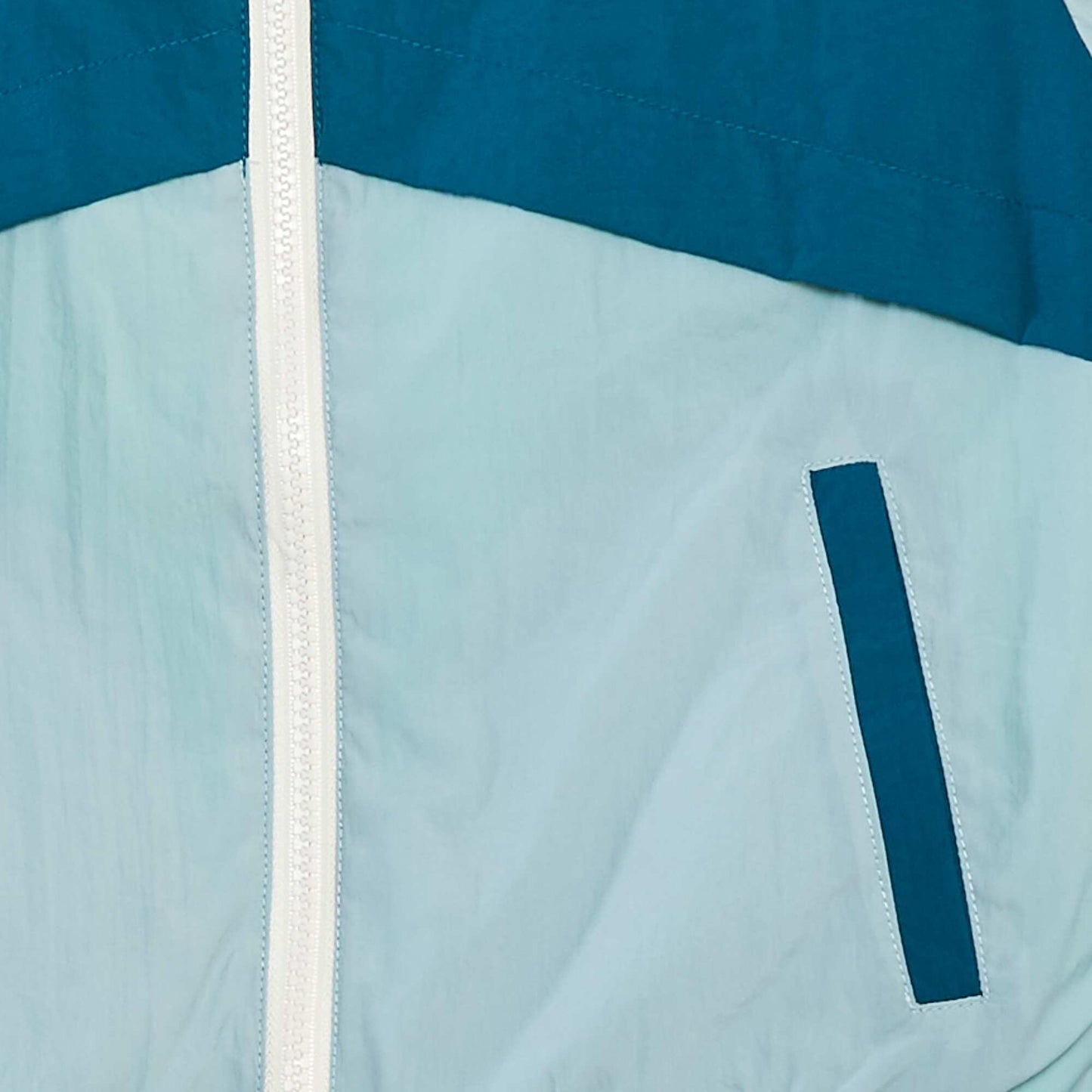 Coupe-vent réversible bicolore BLEU/VERT